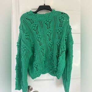 Zara Knit Green Sweater